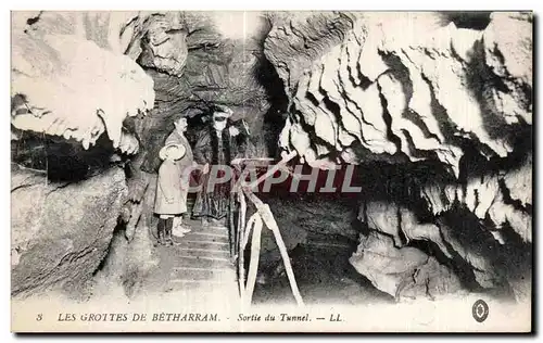 Ansichtskarte AK Grottes De Betharram Sortie du Tunnel