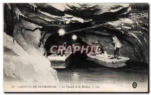 Cartes postales Grottes De Betharram Le Tunnel de la Riviere