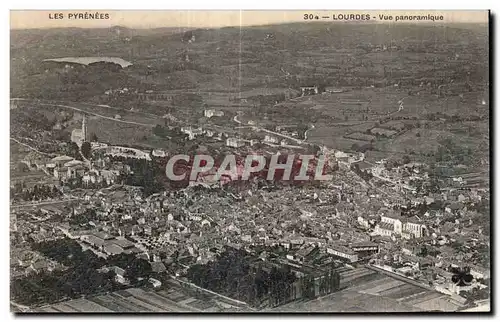 Cartes postales Les Pyrenees Lourdes Vue Panoramique