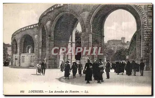 Cartes postales Lourdes Les Arcades du Rosaire