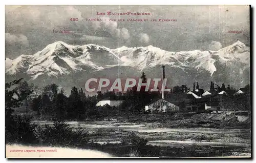 Cartes postales Les Pyrenees Tarbes Vue sur L Adour et Les Pyrenees Tuilerie