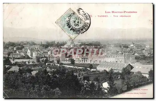 Cartes postales Les Hautes Pyrenees Tarbes Vue generale