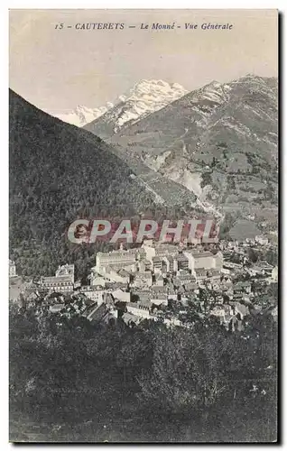 Ansichtskarte AK Cauterets Le Monne Vue Generale