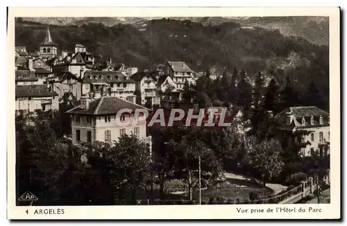 Cartes postales Argeles Vue prise de l Hotel du Parc