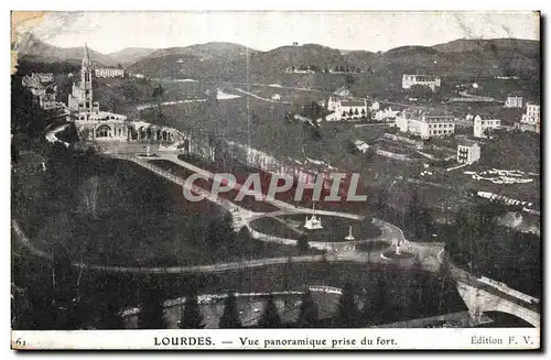 Cartes postales Lourdes Vue Panoramique prise du fort