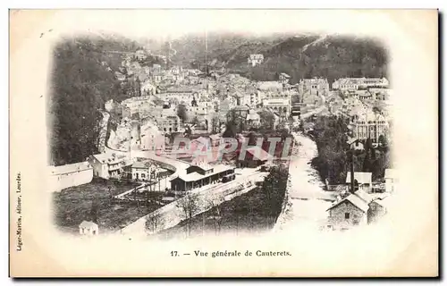 Cartes postales Vue generale de Cauterets