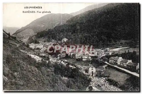 Ansichtskarte AK Les Pyrenees Bareges Vue generale