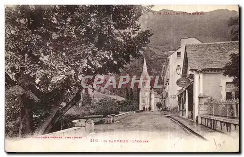 Cartes postales St Sauveur L Eglise