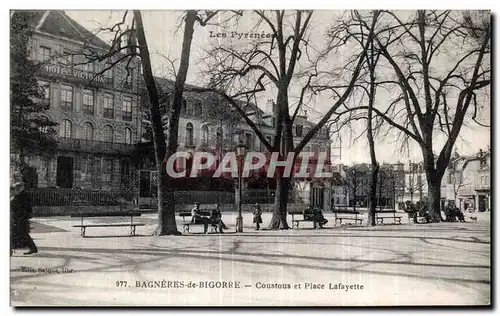 Ansichtskarte AK Bagneres de Bigorre Coustous et Place Lafayette