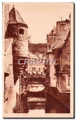 Ansichtskarte AK Quimper Vieilles Maisons Sur Le Steir