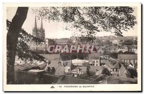 Cartes postales Panorama de Quimper