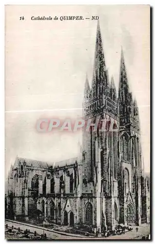 Cartes postales Cathedrale de Quimper