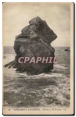 Cartes postales Tregastel Le Diben Rocher a la Pointe