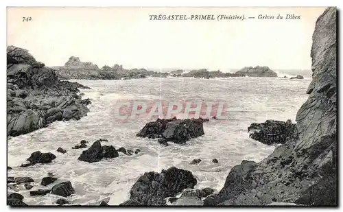 Ansichtskarte AK Tregastel Primal (Finistere) Greves du Diben