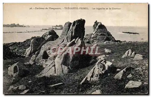 Ansichtskarte AK Environs de Plougasnou Tregastel Primel Les Aiguilles et le Guetteur