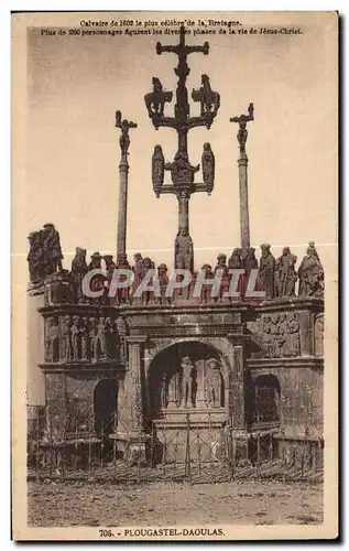 Cartes postales Plougastel Daoulas Calvaire