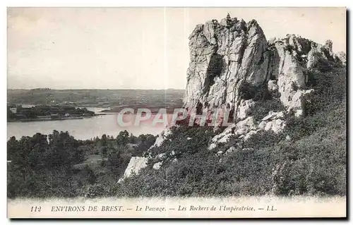 Ansichtskarte AK Environs De Brest Le Passage Les Rochers de I Imperatrice