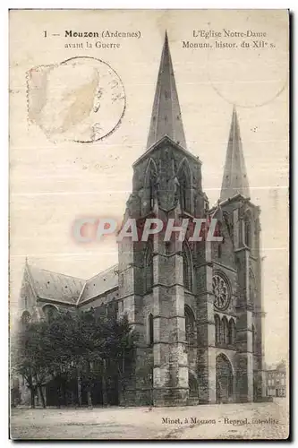 Cartes postales Mouzon (Ardennes) L Eglise Notre Dame Monum