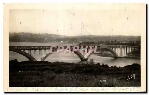 Cartes postales Plougastel (Finistere) Pont Albert Louppe sur I Elorn long