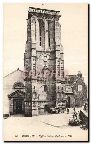 Ansichtskarte AK Morlaix Eglise Saint Mathieu