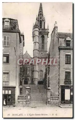 Cartes postales Morlaix L Eglise Sainte Melaine