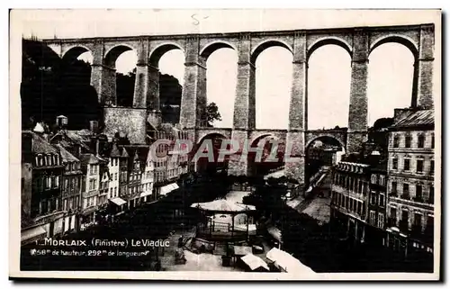 Ansichtskarte AK Morlaix (Finistere) Le Viaduc