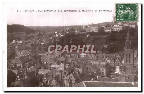 Ansichtskarte AK Morlaix Vue Generale Des Quartiers St Melaine Et St Martine