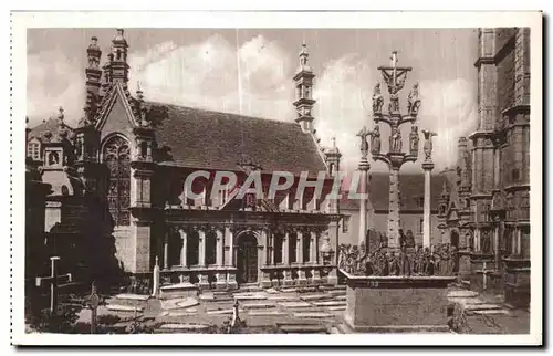 Cartes postales Saint Thegonnec Le Calvaire et I Ossuaire