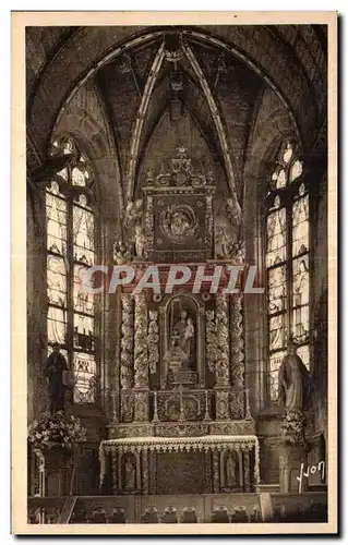 Ansichtskarte AK Saint Thegonnec (Finistere) Autel de Saint Joseph