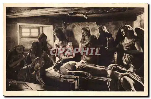 Cartes postales Bretagne St Thegonnec (Finistere) L Eglise Le Sepulcre (Euvre de Jacques Lespaignol)