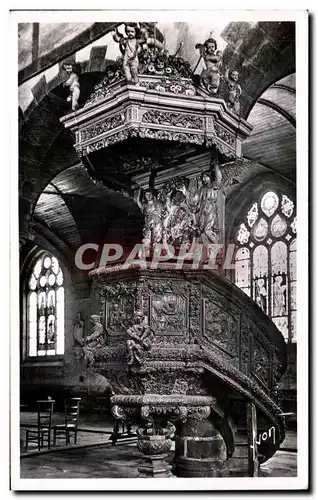 Ansichtskarte AK Saint Thegonnec (Finistere) La chaire de I Eglise (XVII siecle)