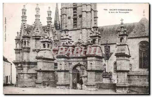 Cartes postales Saint Thegonnec L Arc de Triomphe