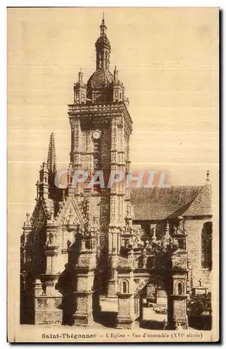 Cartes postales Saint Thegonnec L Eglise Vue d ensemble (XVI sicele)