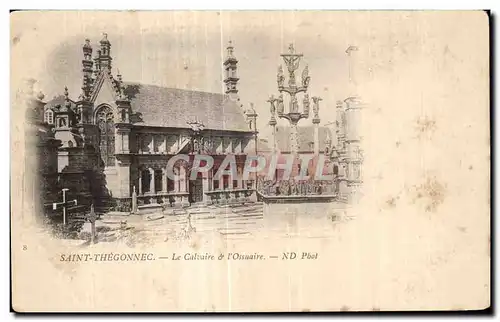 Cartes postales Saint Thegonnec Le Calvaire I Ossuaire