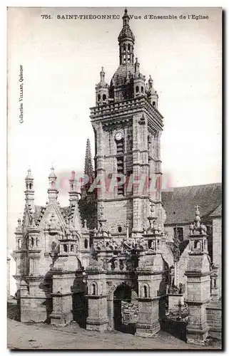 Cartes postales Saint Thegonnec Vue d Ensemble de I Eglise