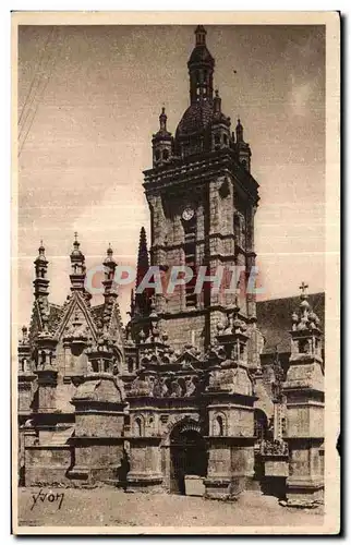 Ansichtskarte AK Bretagne St Thegonnec (Finistere) L Eglise (XVI siecle) Facade et Porche