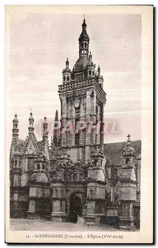 Cartes postales St Thegonnec (Finistere) L Eglise (XVI siecle)