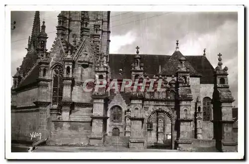 Ansichtskarte AK Saint Thegonnec (Finistere) Facade et Porche