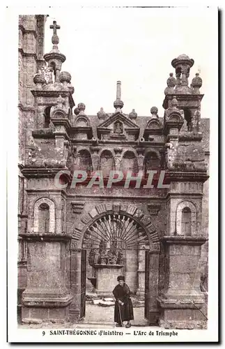 Cartes postales Saint Thegonnec (Finistere) L Arc de Triomphe