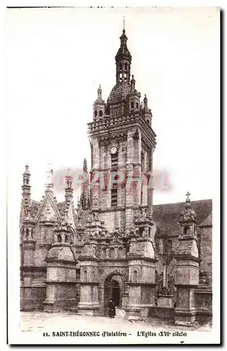 Ansichtskarte AK Saint Thegonnec (Finistere) L Eglise (XVI siecle)