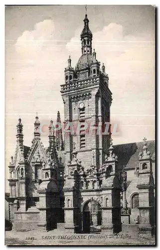 Ansichtskarte AK Saint Thegonnec (Finistere) L Eglise