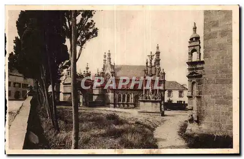 Ansichtskarte AK Bretagne St Thegonnec (Finistere) Le Calvaire et I Ossuaire