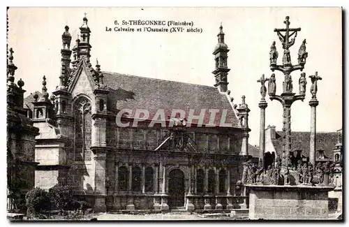 Cartes postales St Thegonnec (Finistere) Le Calvaire et I Ossuaire (XVI siecle)