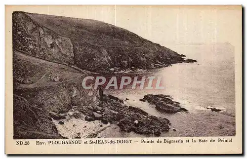 Ansichtskarte AK Plougasnou et St Jean du Doigt Pointe de Begrassia et la Baie de Primel