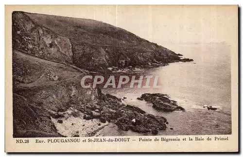 Ansichtskarte AK Plougasnou et St Jean du Doigt Pointe de Begrassia et la Baie de Primel