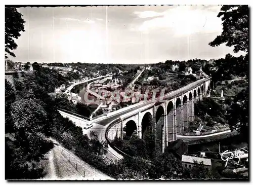 Ansichtskarte AK Dinan La Tour Sainte Catherine La Rance et le Viaduc