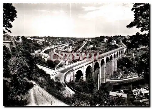 Ansichtskarte AK Dinan La Tour Sainte Catherine La Rance et le Viaduc