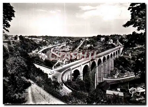 Ansichtskarte AK Dinan La Tour Sainte Catherine La Rance et le Viaduc