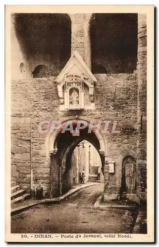 Cartes postales Dinan Porte du Jersual (cote Nord)