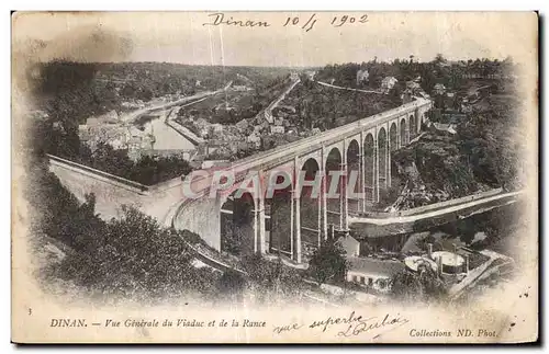 Ansichtskarte AK Dinan Vue Generale Du Viaduc et de la Rance